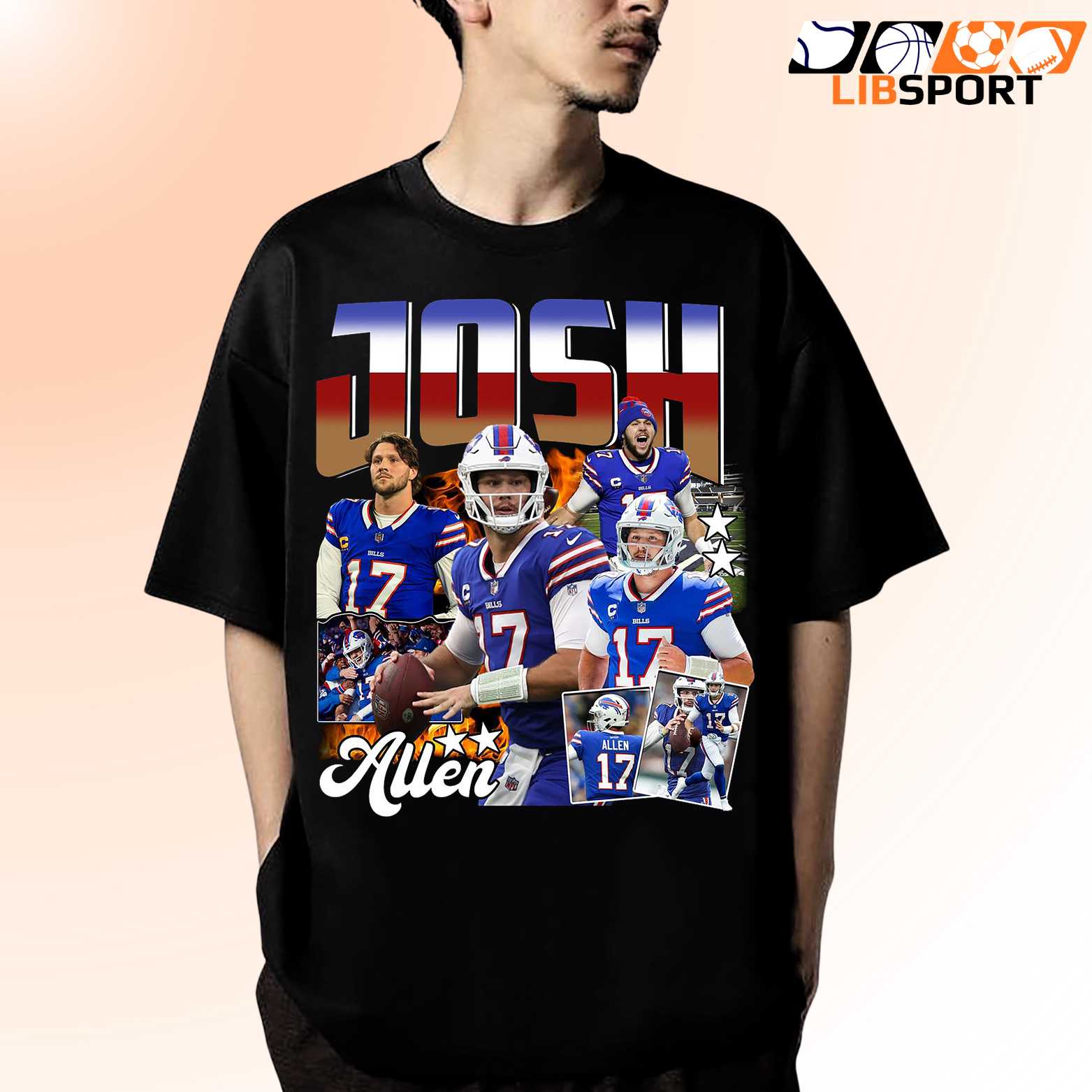 Buffalo Bills Josh Allen Tee, Unisex T Shirt, Nfl Football Fan Apparel